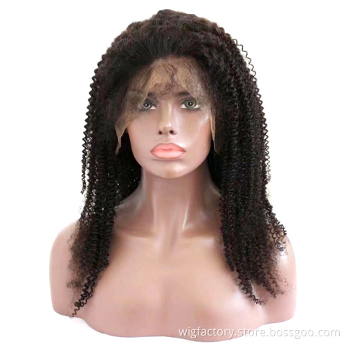 fast shipping raw indian curly wig, 13*4 cheap wigs afro kinky curly indian lace front wig